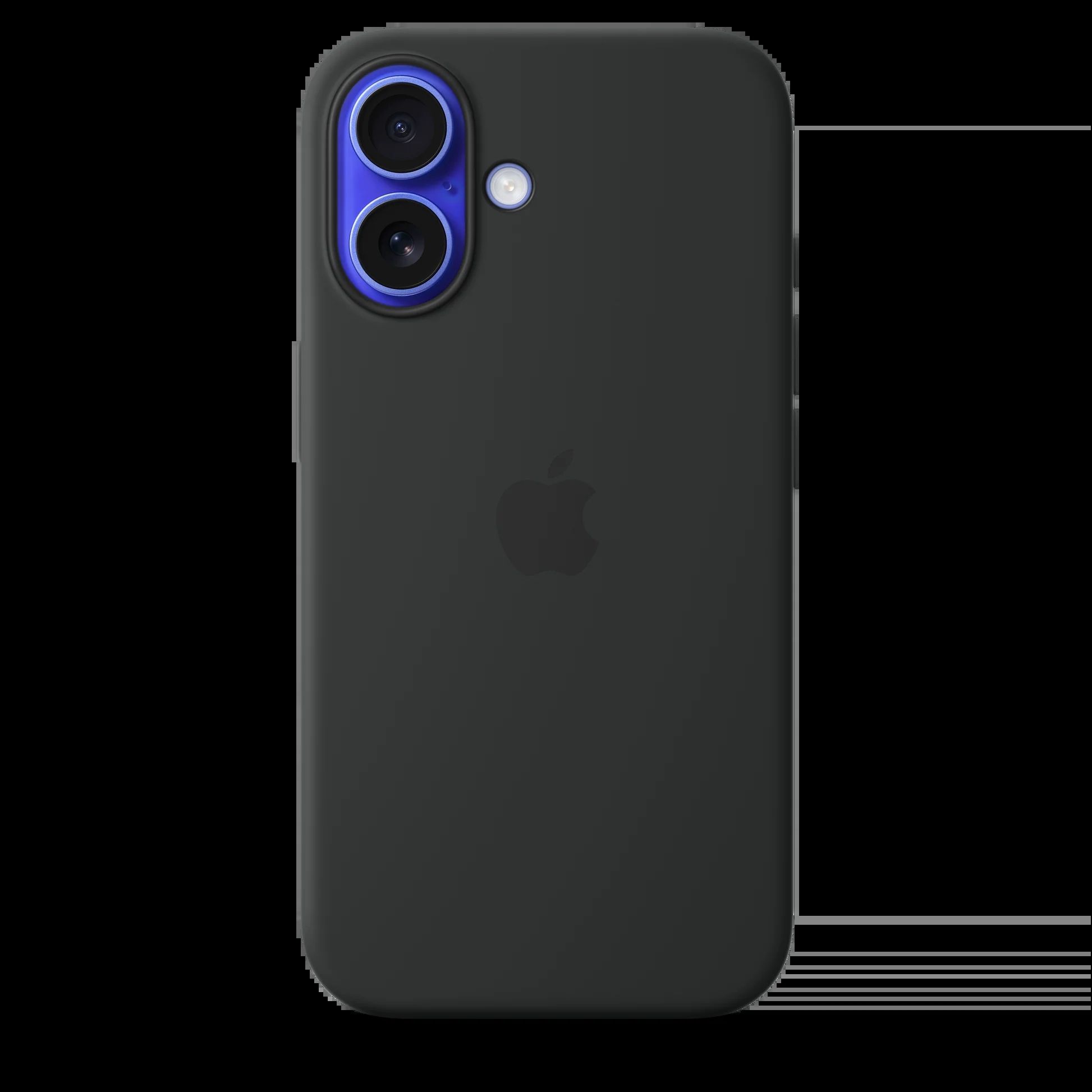 IPHONE 16 SILICONE CASE/WITH MAGSAFE - BLACK