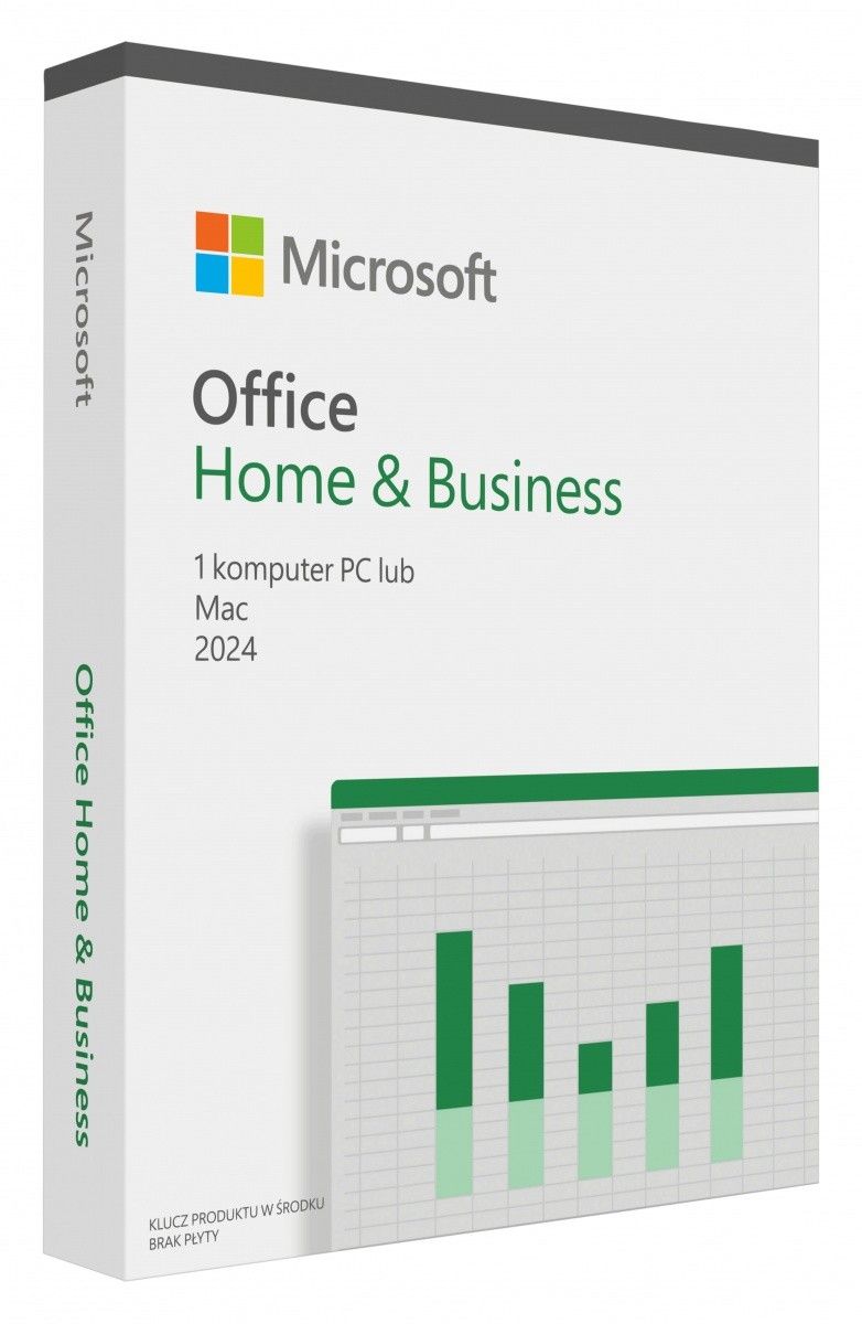 Microsoft® Office Home and Business 2024 Polish EuroZone 1 License Medialess  Polish