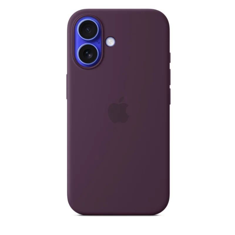 IPHONE 16 SILICONE CASE/WITH MAGSAFE - PLUM