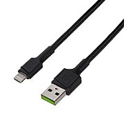 Green Cell Set 3x Ray Lightning Cable 30cm  120cm  200cm with white LED backlight  fast charging Apple 2.4A