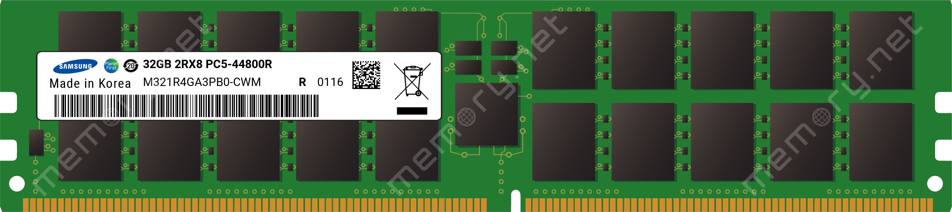 RAM DDR5 REG  32GB/PC5600/ECC/Samsung (2Rx8)
