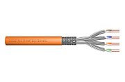 DIGITUS Cat.7 Installation Cable  S/FTP  B2ca  AWG 23/1  LSOH  100m  orange