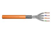 DIGITUS Cat.7 Installation Cable  S/FTP  B2ca  AWG 23/1  LSOH  100m  orange