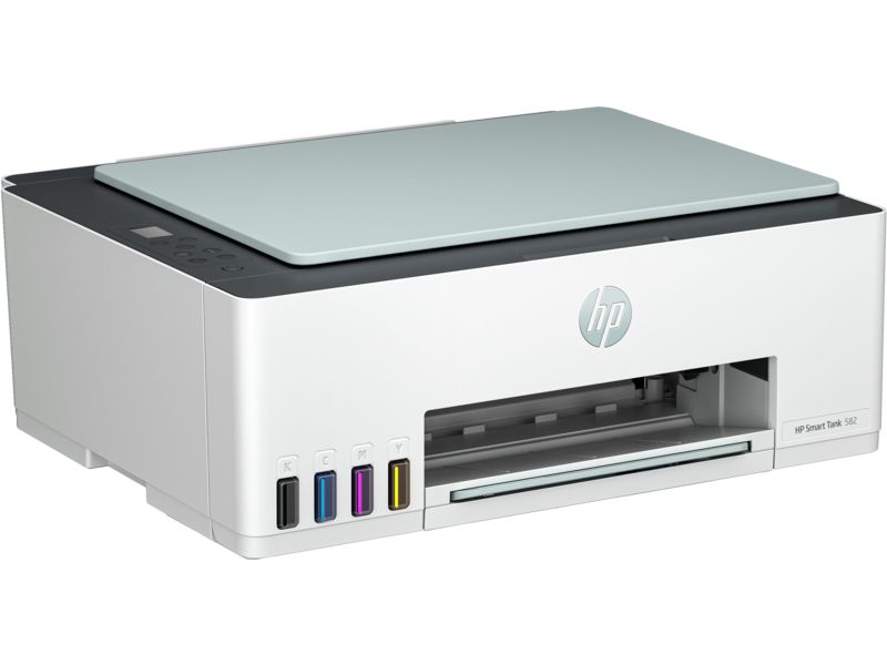 Imprimanta multifunctionala inkjet color HP Smart Tank 582, A4, USB 2.0, Wi-Fi, 22 ppm negru, 16 ppm color
