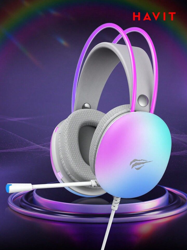 Havit H2037d gaming headphones (white)