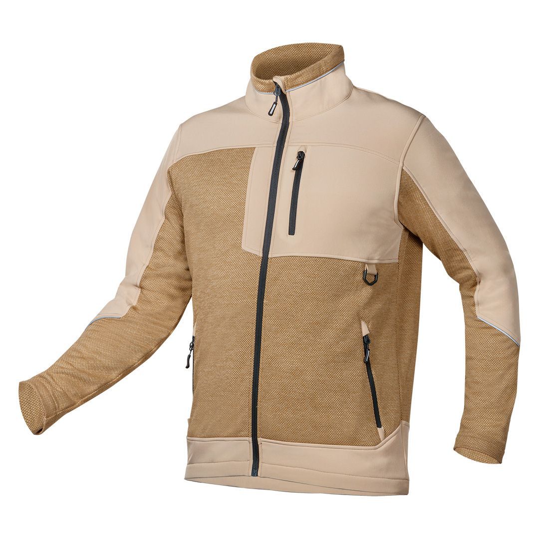 Softshell sweatshirt OUTDOOR  beige  size XXL