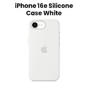 IPHONE 16E SILICONE CASE/WHITE