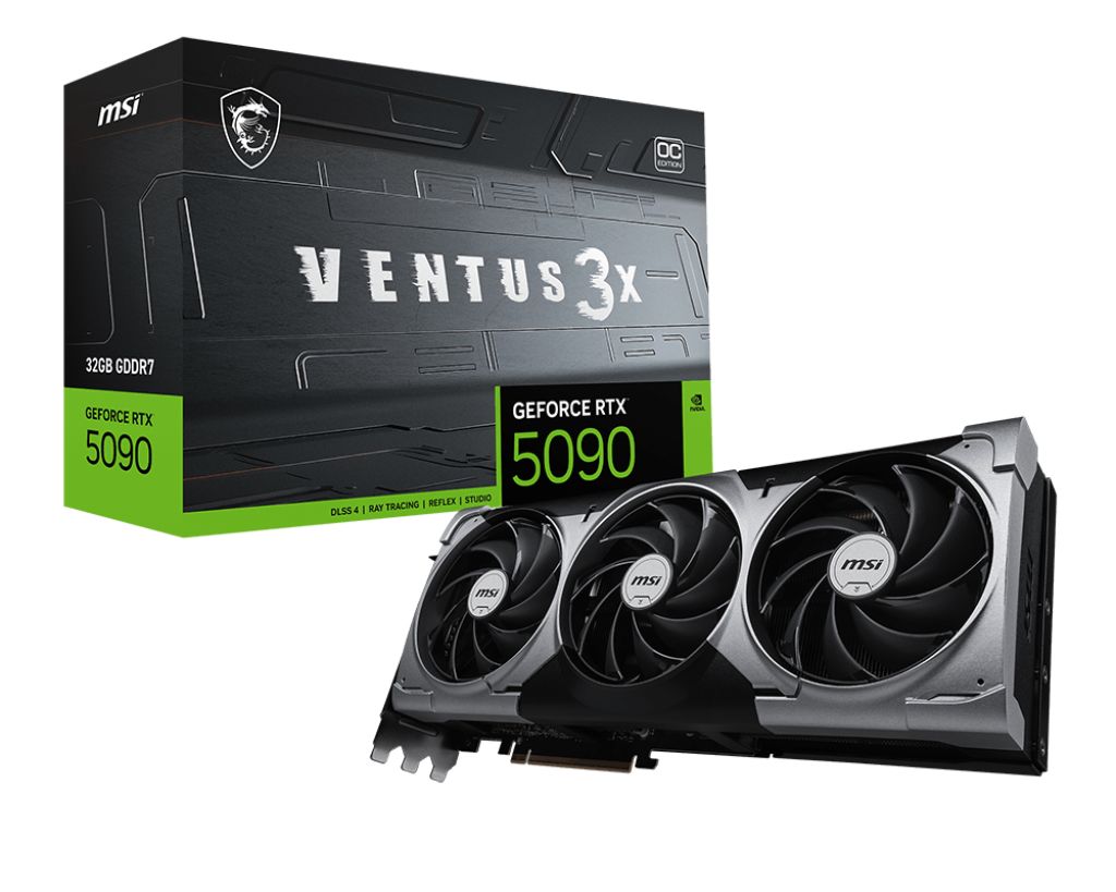 Placa video MSI GeForce RTX 5090 VENTUS 3X OC 32 GB GDDR7 512 bit
