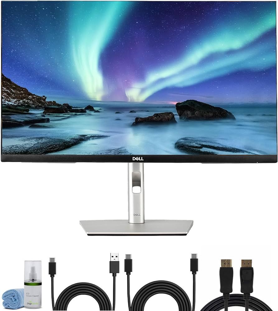 Monitor 27 inch LED Anti-Glare Dell DELL-P2725QE 3840 x 2160, 100 Hz, 5 ms GTG, Negru - Argintiu