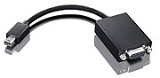 Lenovo 0A36536 adaptor pentru cabluri video VGA (D-Sub) Mini DisplayPort Negru