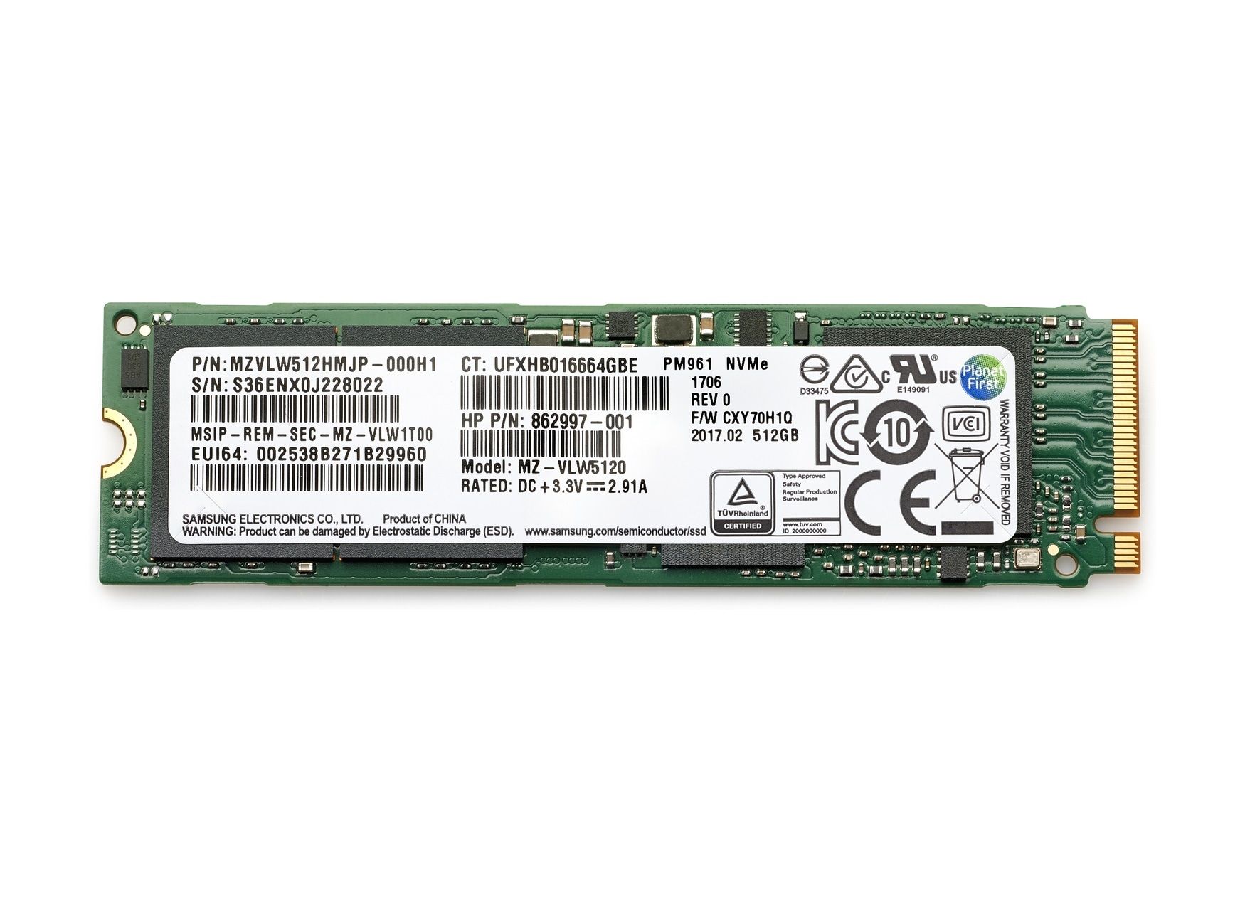 SSD HP 406L7AA 1 TB PCIe 4.0 x4 M.2 2280 , pentru gama HP Pro, Tower, Elitedesk G8