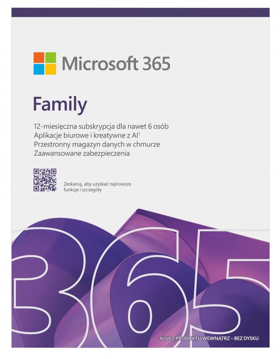 BOX M365 Family PL 1Y 6U Win/Mac