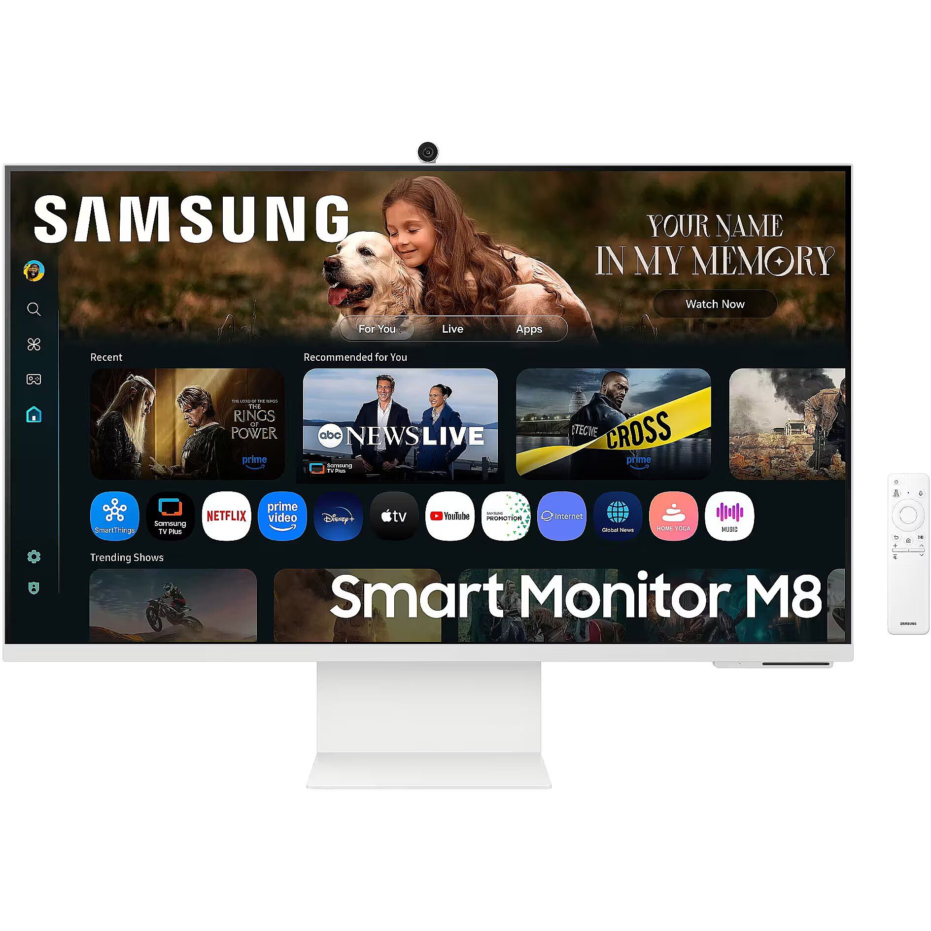 Monitor 32 inch Samsung LS32FM801UUXDU 3840 x 2160, 60 Hz