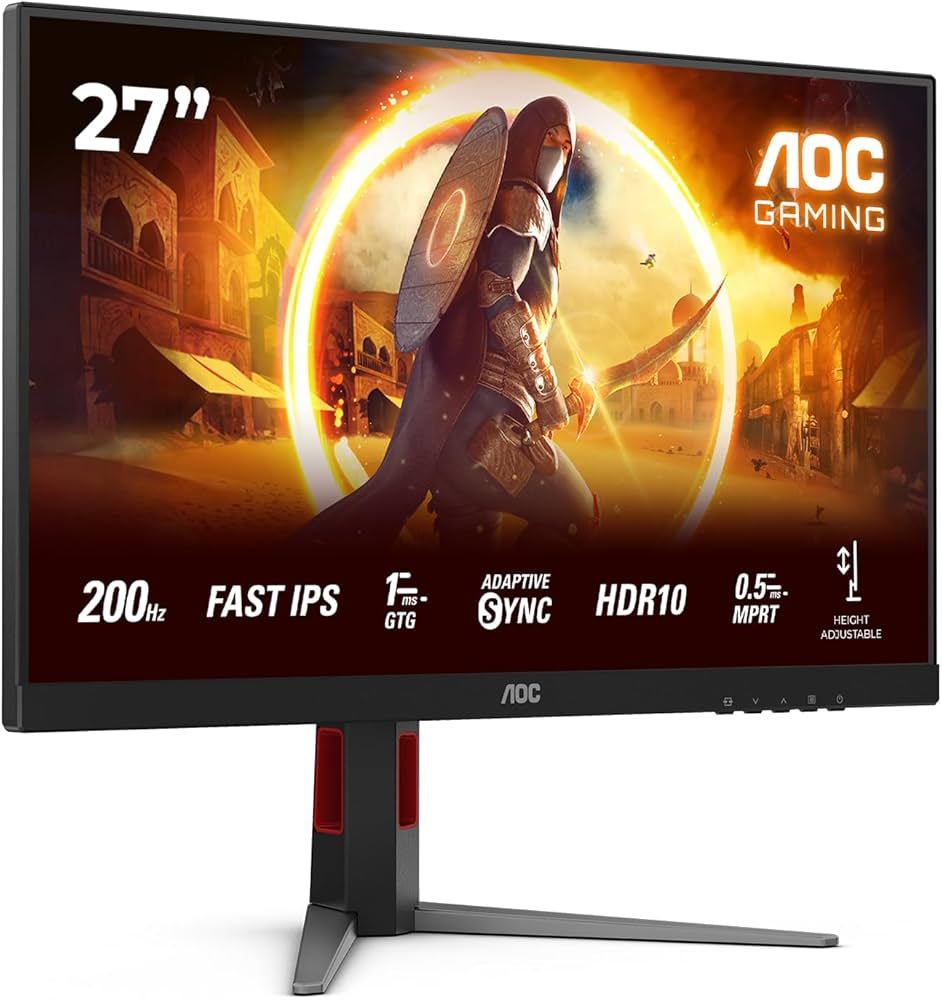 AOC 27G4HA computer monitor 68.6 cm (27 ) 1920 x 1080 pixels Full HD LED Black Red