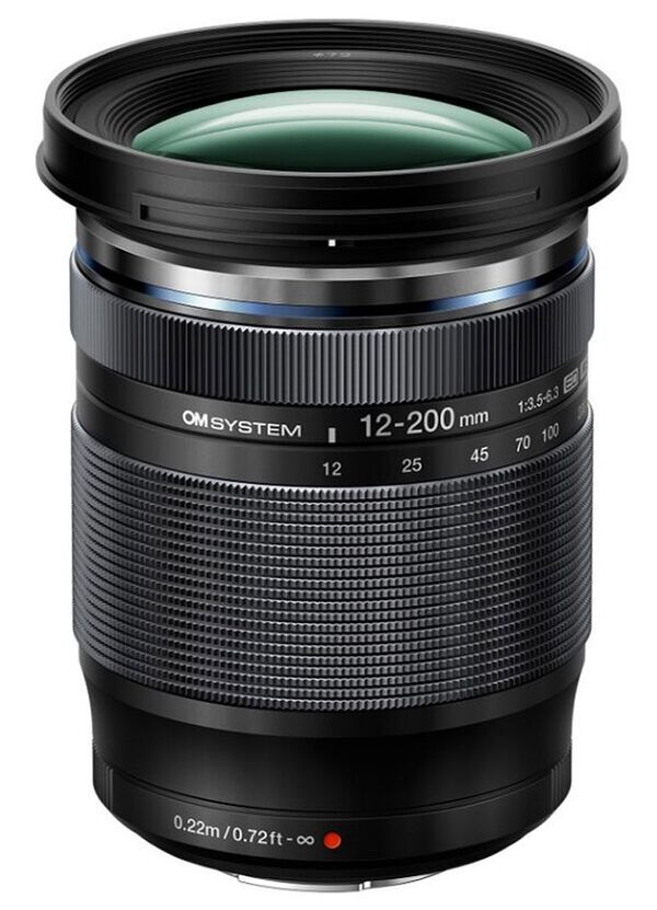 OM SYSTEM M.Zuiko Digital ED 12-200mm F3.5-6.3 black incl. Lens hood / EZ-M1220 -  OM