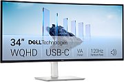 Monitor 34 inch LED Dell S3425DW 3440 x 1440, 120 Hz, 1 ms, Negru