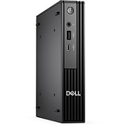 Desktop PC Dell Pro QCM1250 Micro PC, Intel i3-14100T (4 C / 8 T, 2.7 GHz - 4.4 GHz, 12 MB cache, 35 W), 8 GB DDR5, 512 GB SSD, Fara unitate optica, Intel UHD Graphics Partajata, 180 W, Windows 11 Pro