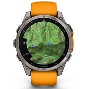 Garmin fenix 8 3.56 cm (1.4 ) AMOLED 47 mm Digital 454 x 454 pixels Touchscreen Graphite Wi-Fi GPS (satellite)