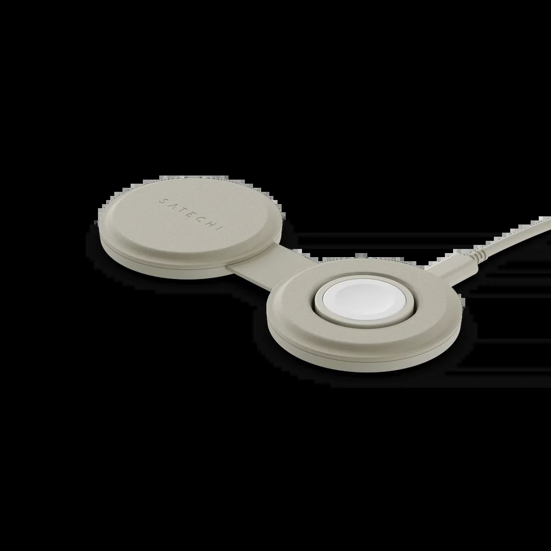 Satechi OntheGo 2-in-1 Wireless Charger - Sand