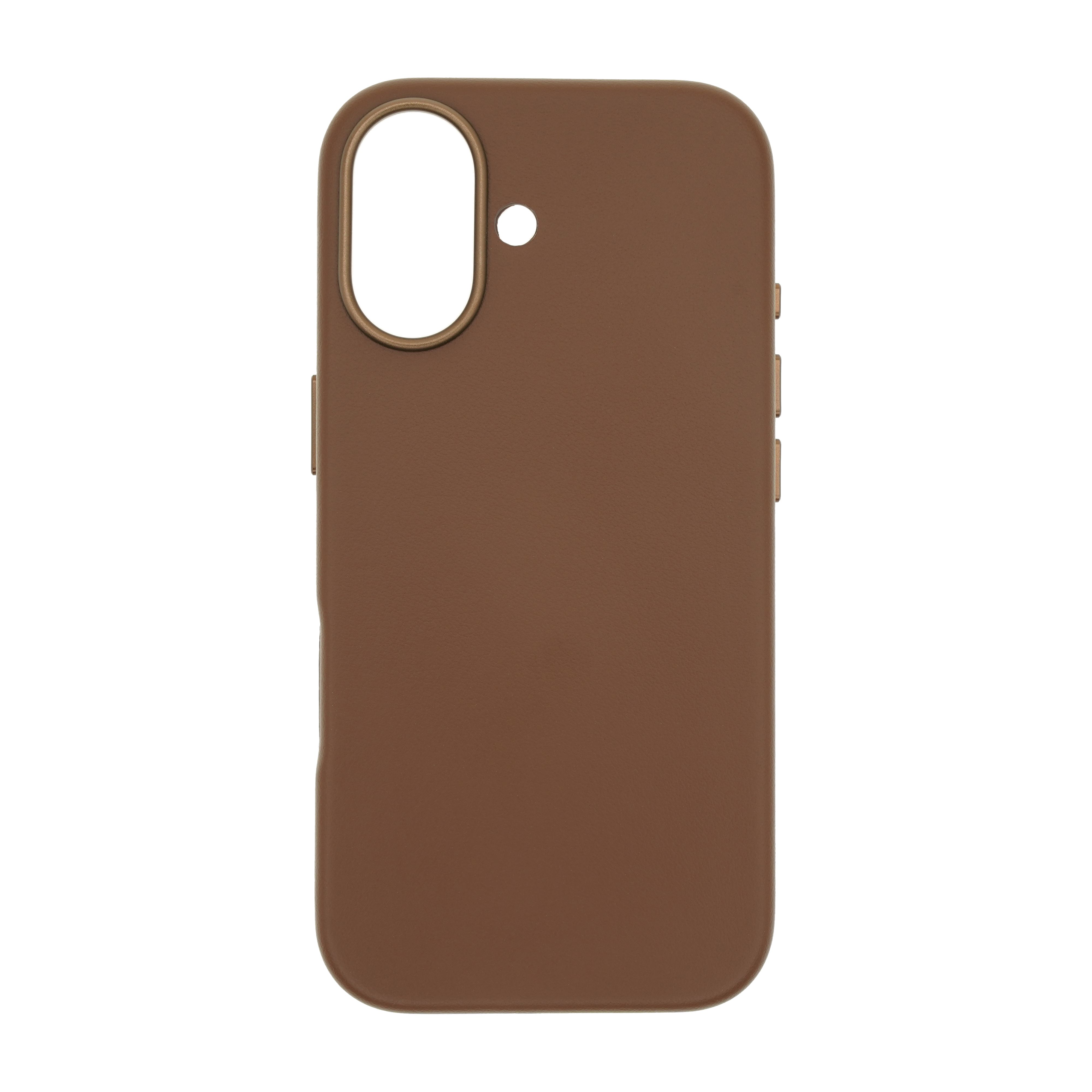 Dviced Leather MagSafe iPhone 17 case - Brown