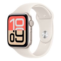 Apple Watch SE 3 GPS 44mm Starlight Aluminium Case with Starlight Sport Band - M/L