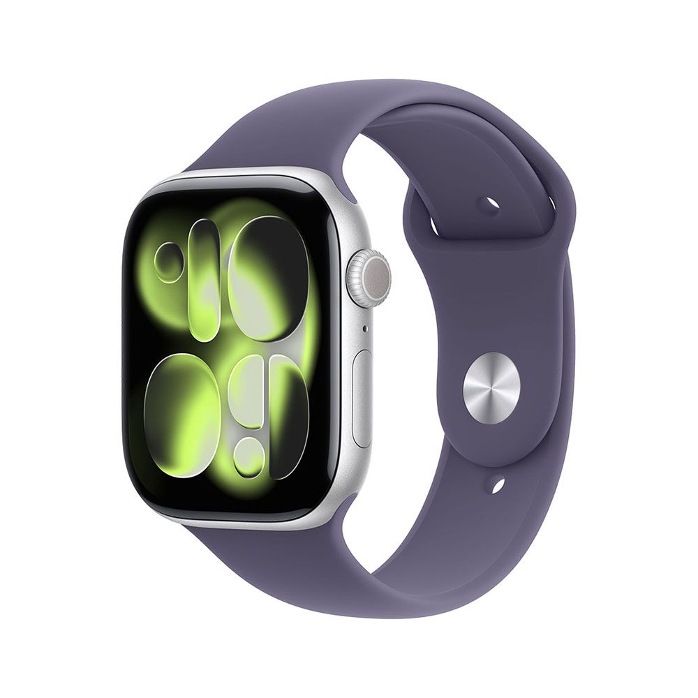 Apple Watch S11 GPS 42mm Silver Aluminium Case with Purple Fog Sport Band - S/M