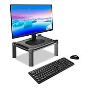 Suport de birou pentru monitor, reglabil, TECHLY, negru, ICA-MS 401