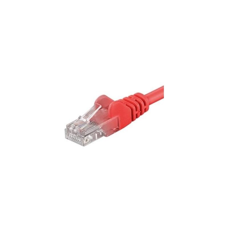 Patchcord UTP RJ45-RJ45 Cat.5e 10m, rosu