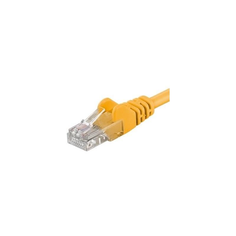 Patchcord UTP RJ45-RJ45 Cat.5e 7m, galben