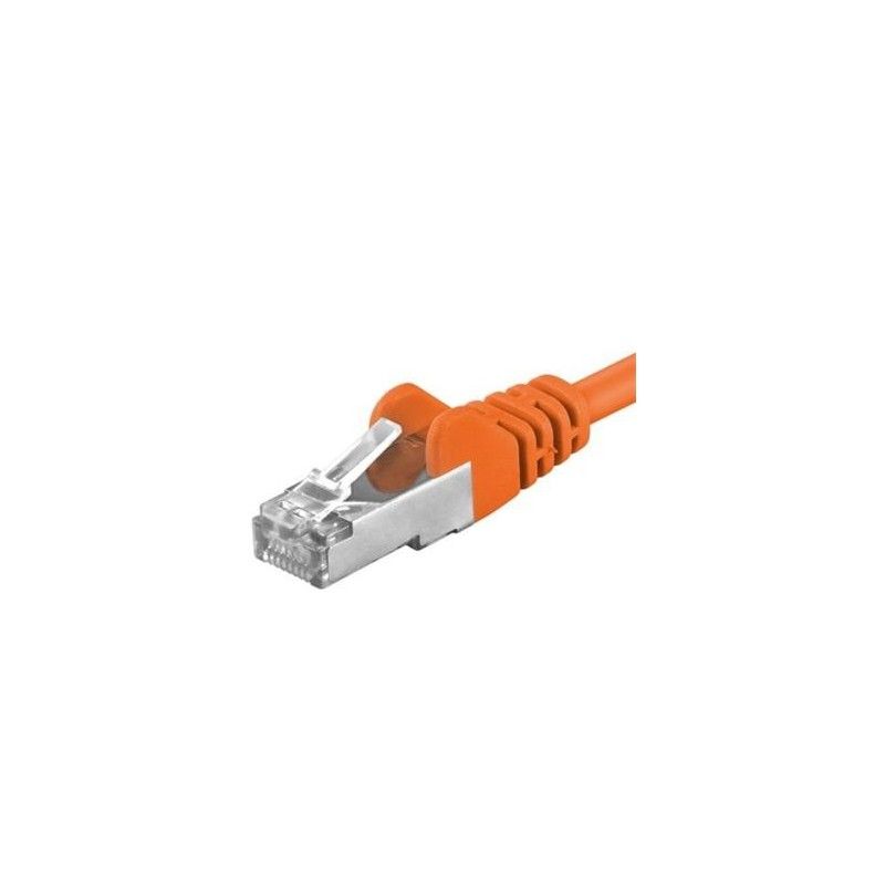 Patchcord SFTP RJ45-RJ45 Cat.6A, 10m, portocaliu