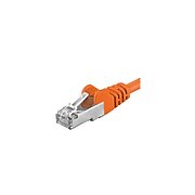 Patchcord SFTP RJ45-RJ45 Cat.6A, 10m, portocaliu
