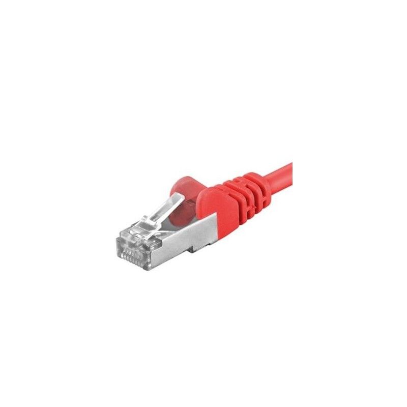 Patchcord SFTP RJ45-RJ45 Cat.6A, 10m, rosu