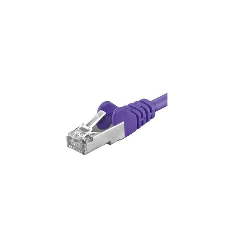 Patchcord SFTP RJ45-RJ45 Cat.6A, 10m, violet