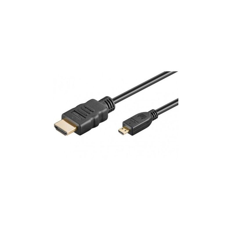 Cablu HDMI - Micro HDMI, 4K@60Hz, conectori auriti, 3m, PremiumCord