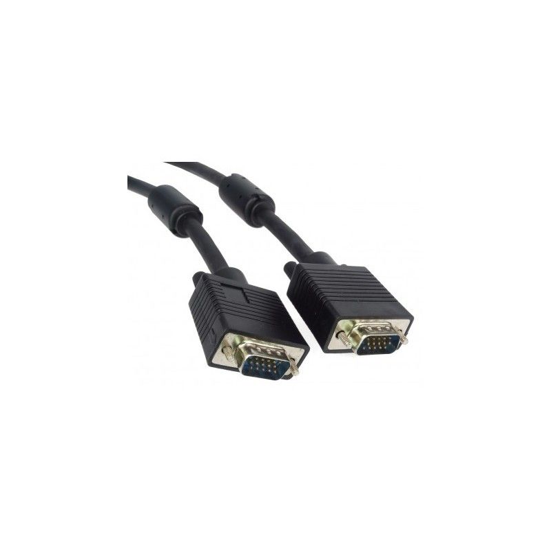 Cablu VGA, cu ferite, tata - tata, dubluecranat, 5m, PremiumCord