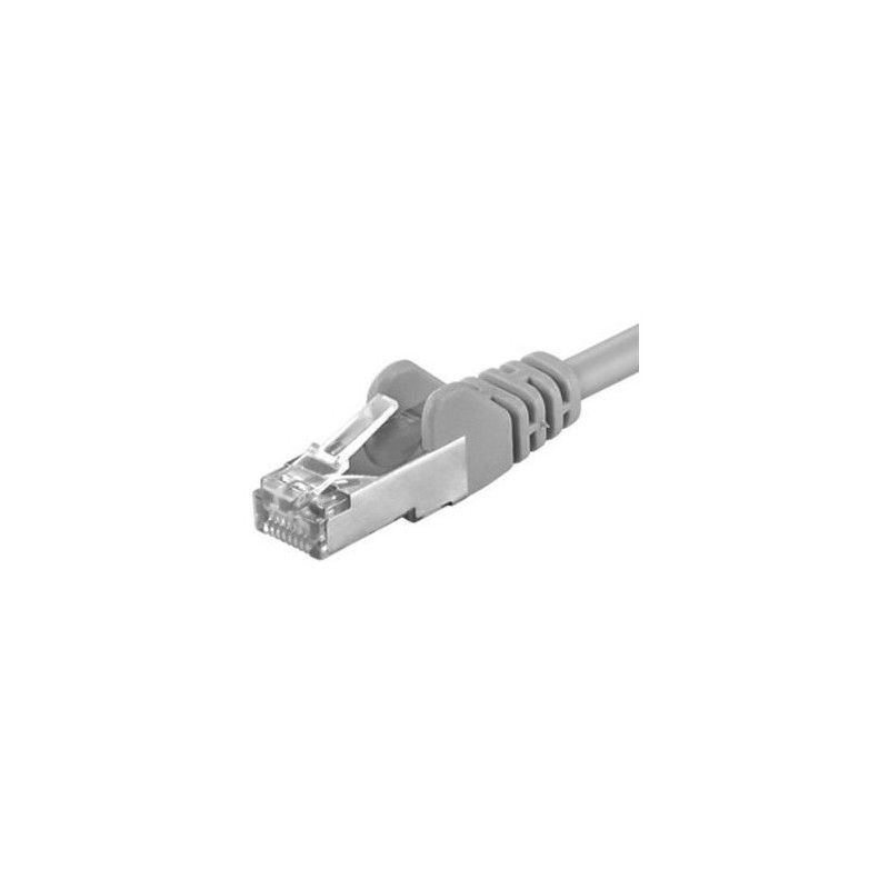 Patchcord STP RJ45-RJ45 Cat.6A, LSZH, 24AWG, 0.2m, gri - EMTEX