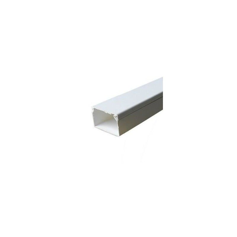 Canal cablu PVC 12X12MM 2M/BUC, alb - Canalux