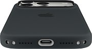 Black silicone case iPhone 17 Pro with MagSafe
