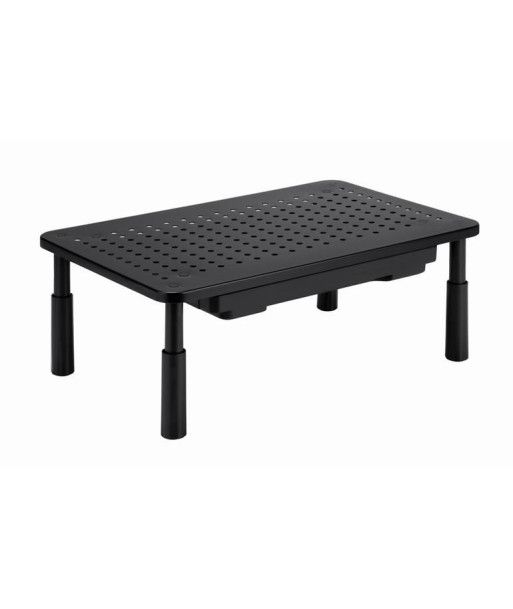 Gembird MS-TABLE-D-01 Adjustable monitor stand with drawer (rectangle)