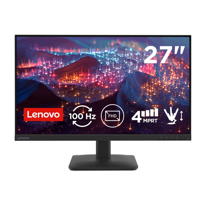 Lenovo L27-4e computer monitor 68.6 cm (27 ) 1920 x 1080 pixels Full HD LCD Black