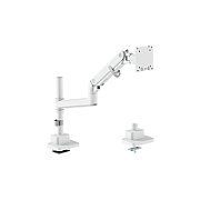 Braț de birou singular cu clemă și arc pe gaz 1x LCD max. 57  27kg, VESA: 75x75, 100x100,