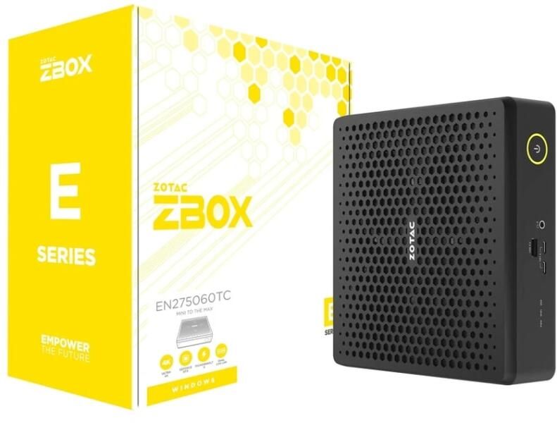 Desktop PC Zotac Zbox Magnus, Intel Core Ultra 7 - 255HX (20 C / 20 T, 1.8 GHz - 5.2 GHz), 16 GB RAM, 1 TB SSD, Fara unitate optica, nVidia GeForce RTX 5060 Ti 16 GB, Windows 11 Home
