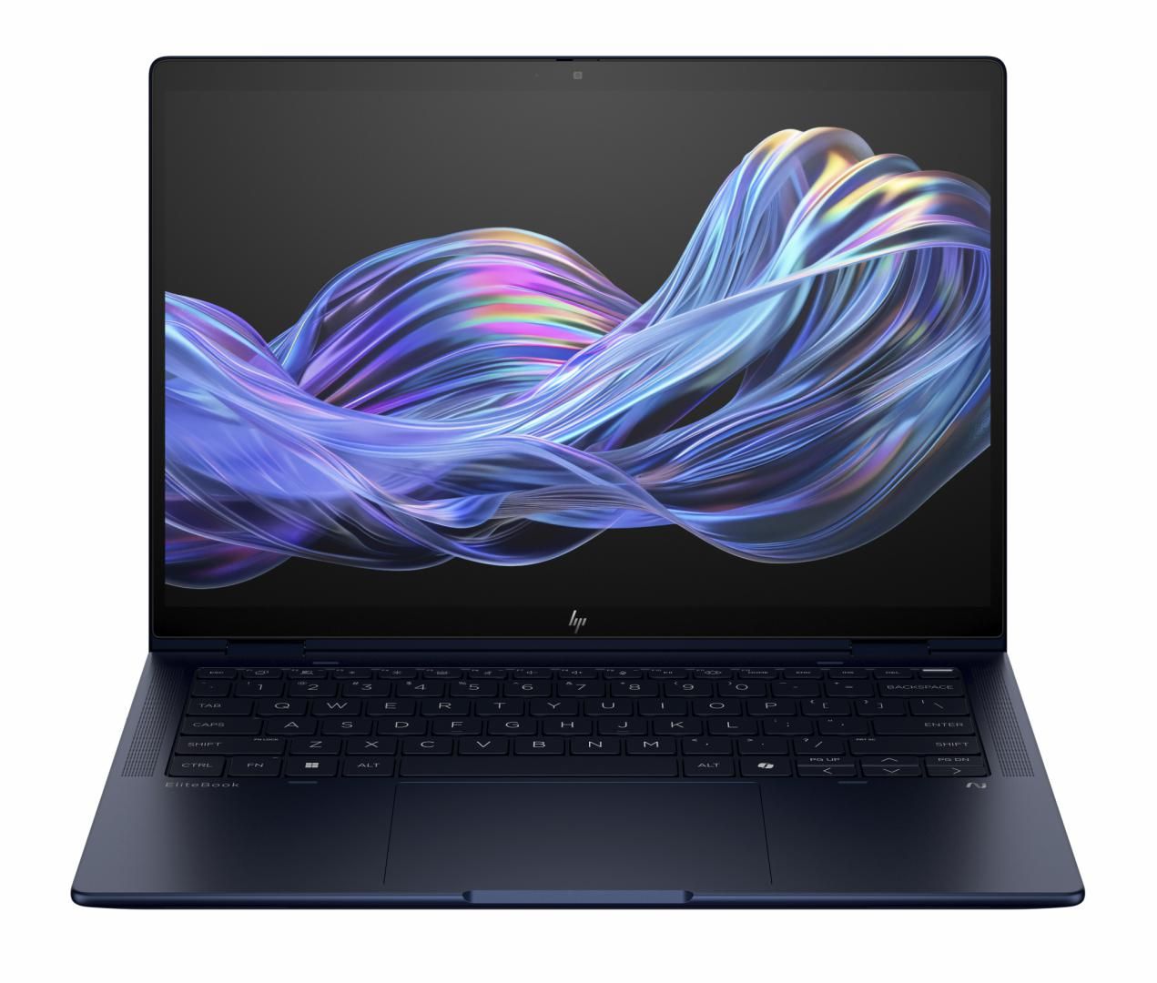 Laptop HP EliteBook X Flip G1i, 14 inch 1920 x 1200 Touchscreen, Intel Core Ultra 5 - 228V (8 C / 8 T, 2.1 GHz - 4.5 GHz, 8 MB cache, N/A), 32 GB LPDDR5X, 1 TB SSD, Intel Arc Graphics, Windows 11 Pro, Tastatura International, Argintiu