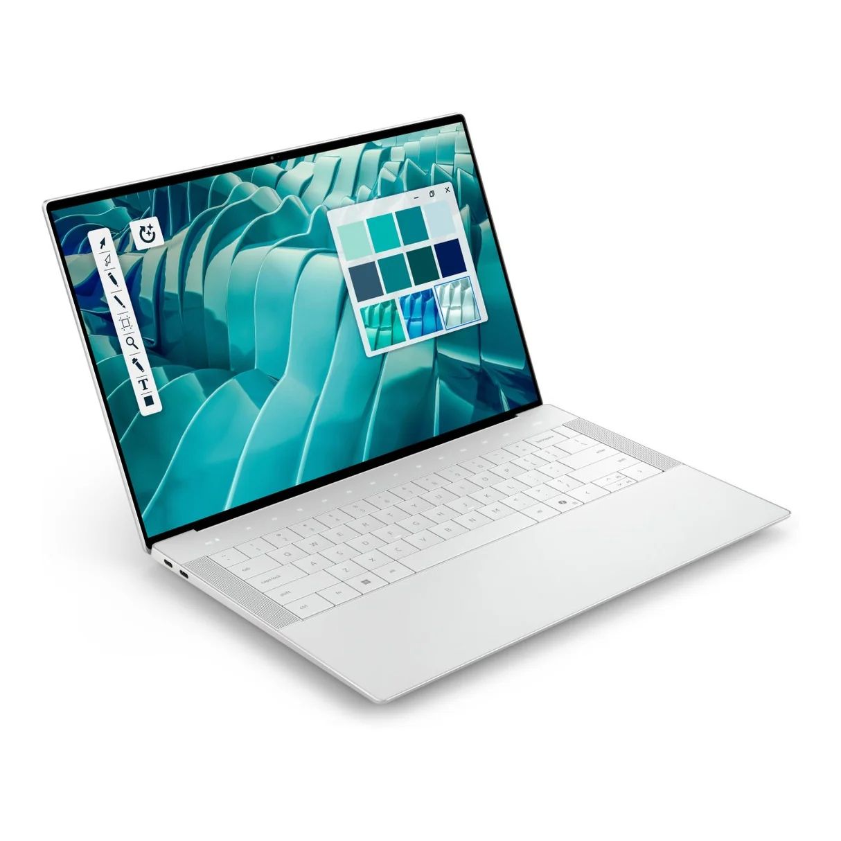 Laptop Dell 14 Premium DA14250, 14.5 inch 3200 x 2000 Touchscreen, Intel Core Ultra 7 255H (16 C / 26 T, 2.5 GHz - 5.1 GHz, 24 MB cache, 28 W), 32 GB LPDDR5X, 1 TB SSD, Nvidia GeForce RTX 4050, Windows 11 Pro, Tastatura English International, Platinum