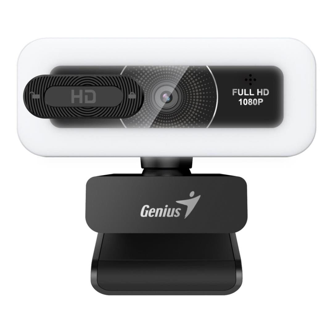 CAMERA WEB GENIUS  senzor 1080p Full-HD cu rezolutie video 1920x1080, FaceCam Light, microfon, fix focus, 75 grade view, cablu 1.5m, black  32200010400   (timbru verde 0.18 lei)