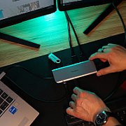 USB-C DSPPT ALT MODE DUAL 4K/HDMI MULTI-PORT DOCK W/100W PASS