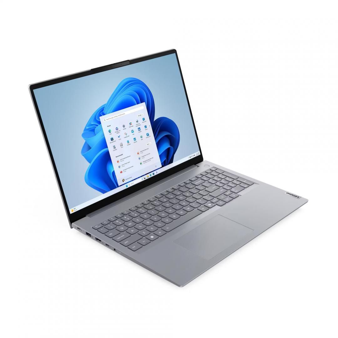 Laptop Lenovo ThinkBook 16 G9 IRL 21US005GRI, 16 inch 1920 x 1200, Intel Core 7 240H (10 C / 16 T, 2.5 GHz - 5.2 GHz, 24 MB cache, 28 W), 16 GB DDR5, 512 GB SSD, Intel Graphics, Free DOS, Tastatura International, Arctic Grey