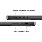 Laptop Apple MacBook Pro 16 MGED4ZE/A, 16.2 inch 3456 x 2234, Apple M5 Max 18-core (18 C, N/A - N/A, N/A cache, N/A), 36 GB LPDDR5X, 2 TB SSD, Apple 32-core GPU, Mac OS, Tastatura US, Negru