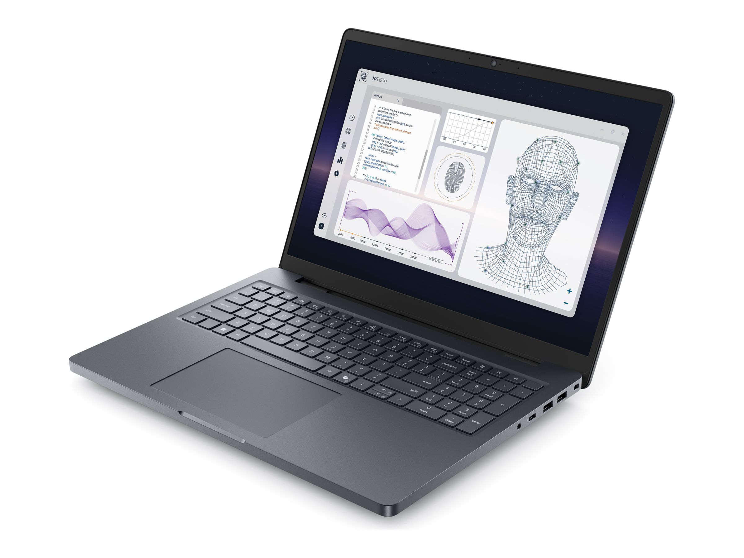 Laptop Dell Pro Max 16 Plus MB16250, 16 inch 1920 x 1200, Intel Core ultra 9 285HX (24 C / 24 T, 2.1 GHz - 5.5 GHz, 24 MB cache, N/A), 64 GB DDR5, 1 TB SSD, nVidia RTX Pro 3000, Windows 11 Pro, Tastatura US, N/A