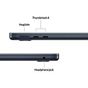 Laptop Apple MacBook Air 13 Z1L60016D, 13.6 inch 2560 x 1664, Apple M5 10-core (10 C, N/A - N/A, N/A cache, N/A), 24 GB LPDDR5, 512 GB SSD, Apple M5 10-core integrat, Mac OS, Tastatura US English, Midnight